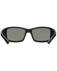 Hobie Men's Everglades Satin Black & Gray Frame Polarized Sunglasses