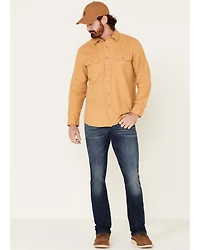 Pendleton Men's Mustard Beach Shack Solid Long Sleeve Western Shirt