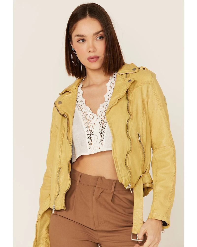 Mauritius Leather Women's Wild Moto Jacket