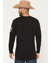 RANK 45® Men's Buckle Up Long Sleeve Graphic T-Shirt