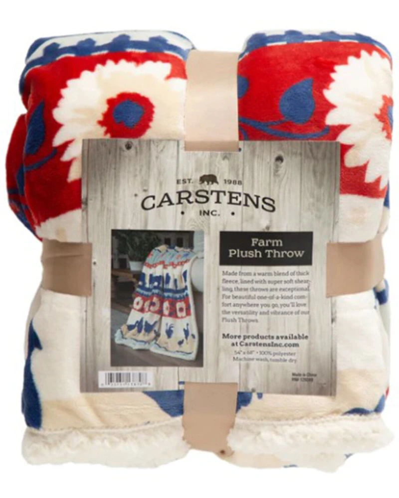 Carstens Home Farm Plush Sherpa Throw