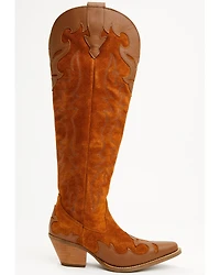 Dingo Women's Drama Queen Suede Tall Boots - Snip Toe