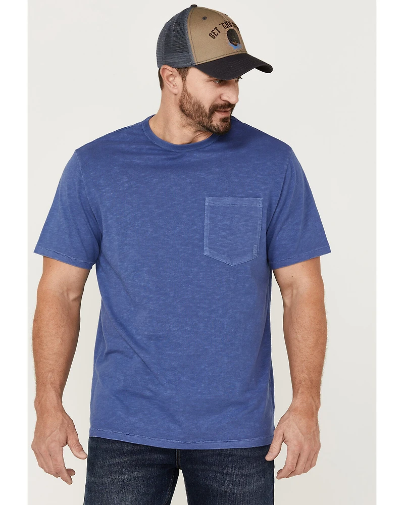 Brothers and Sons Men's Solid Basic Short Sleeve Pocket T-Shirt