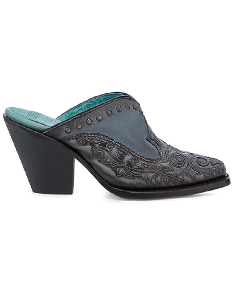 Corral Women's Inlay and Embroidered Mules