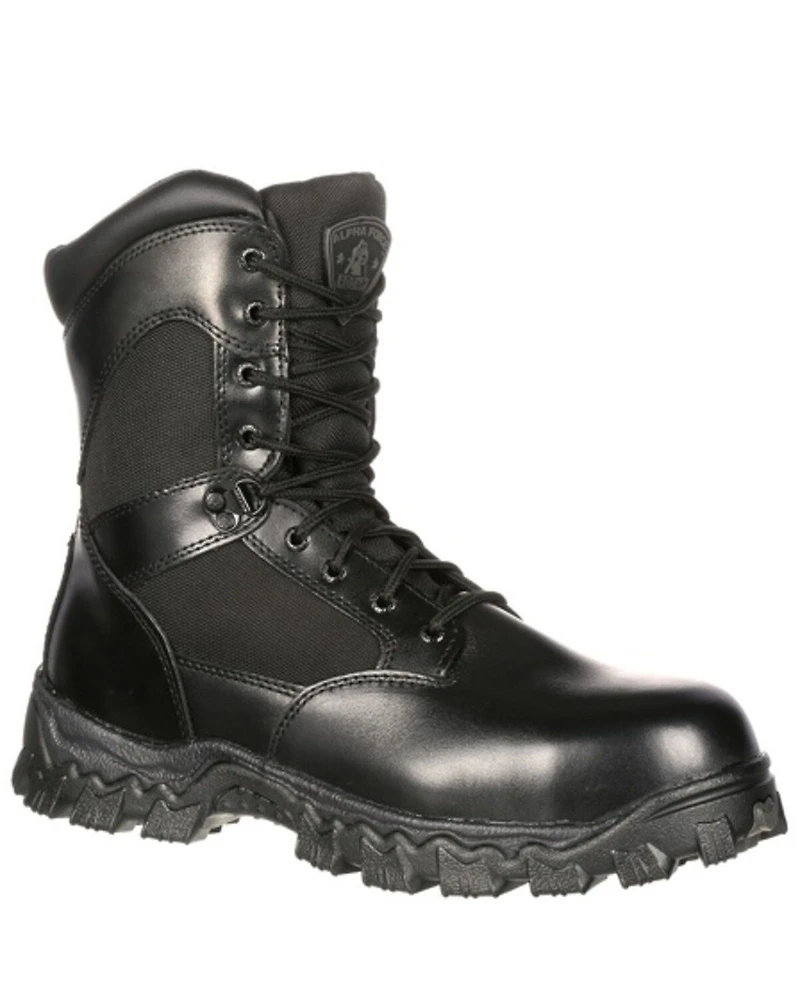 Rocky Men's Alpha Force Zipper Duty Boots