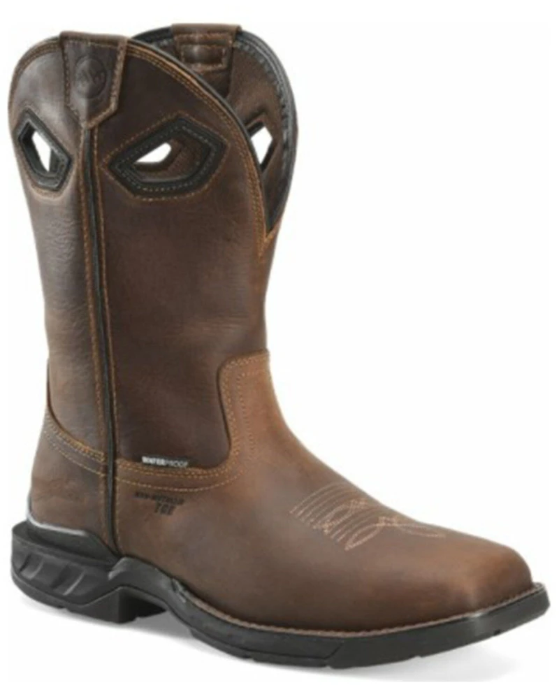 Double H Men's Zane Waterproof Western Work Boots - Composite Toe