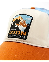 H3 Sportgear Men's Zion National Park Patch Back Cap