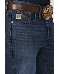Cinch Men's Grant Medium Wash Relaxed Bootcut Rigid Denim Jeans