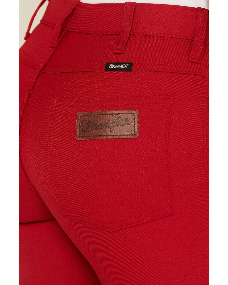 Wrangler Retro Women's Wrancher High Rise Straight Stretch Jeans