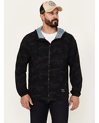 Howitzer Men's Camo Combatant Hooded Track Jacket
