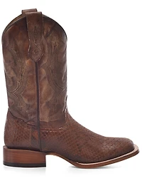 Corral Men's Shedron Exotic Python Western Boots - Broad Square Toe