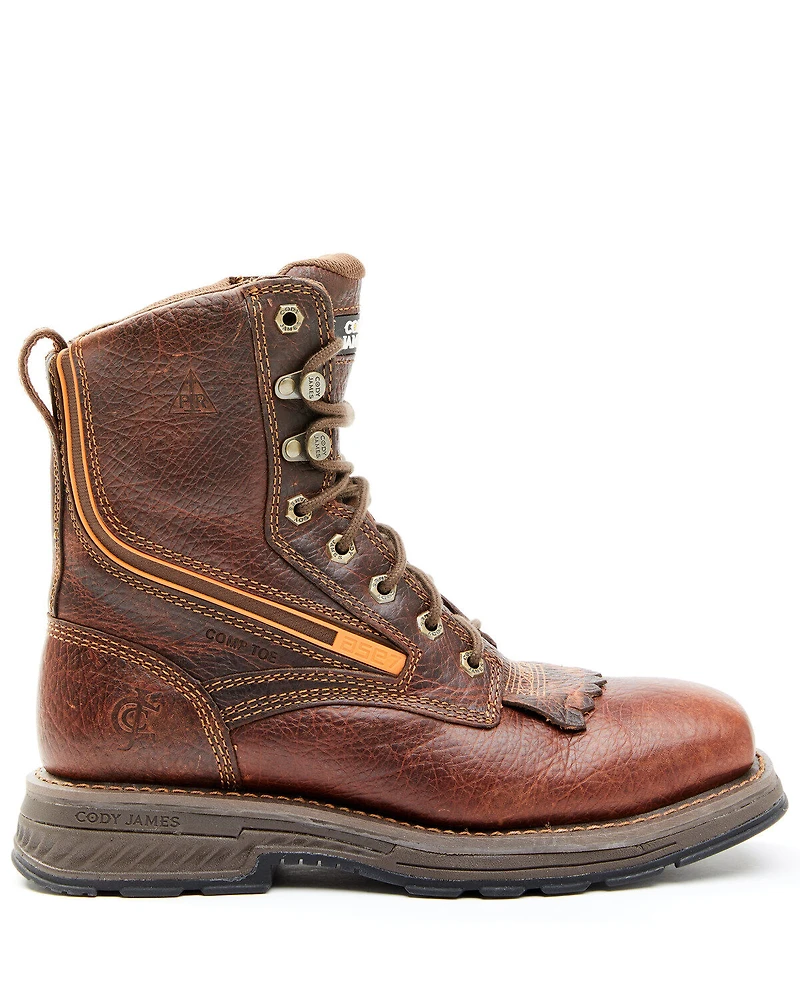 Cody James Men's 8" ASE7 Disruptor Work Boots - Nano Composite Toe