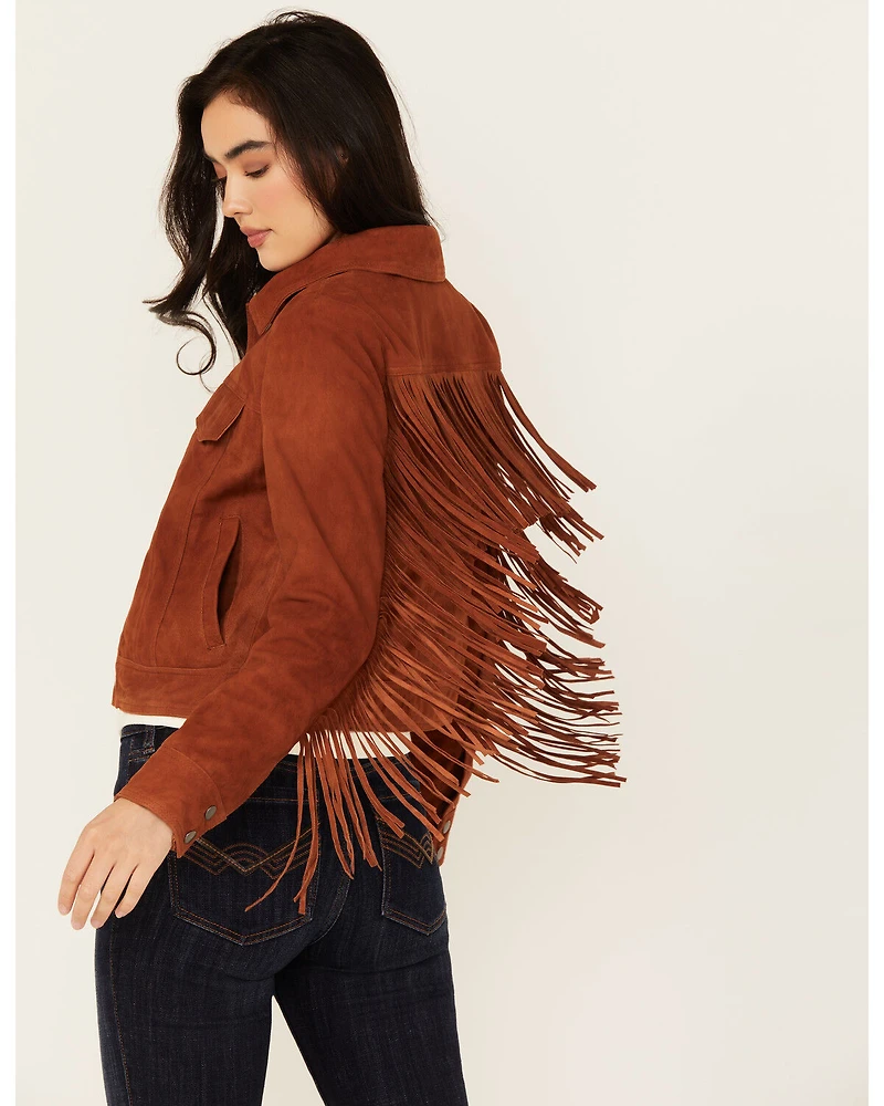 Idyllwind Women's Wynbrook Fringe Suede Jacket
