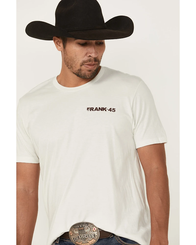RANK 45® Men's Untamed Cowboy Short Sleeve Graphic T-Shirt