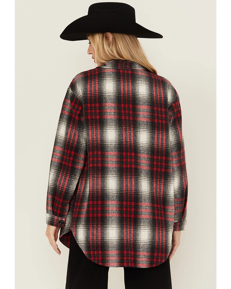 STS Ranchwear by Carroll Women's Bailey Plaid Print Button-Down Shacket