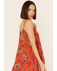 Molly Bracken Women's Floral Print Hanky Mini Dress