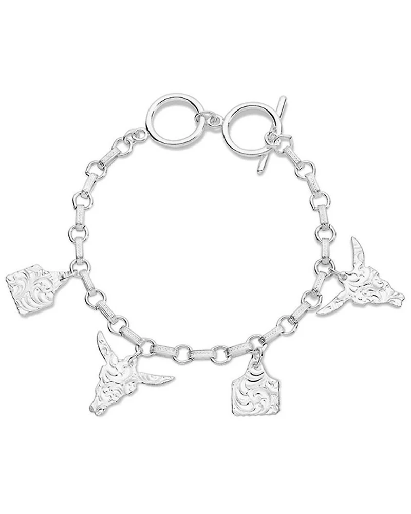 Montana Silversmiths Women's Country Charm Bracelet