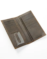 Hawx Men's Leather Logo Rodeo Wallet