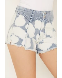 Shyanne Women's Light Wash High Rise Pull On Shorts
