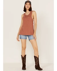 Cleo + Wolf Women's Crossover Back Tank Top