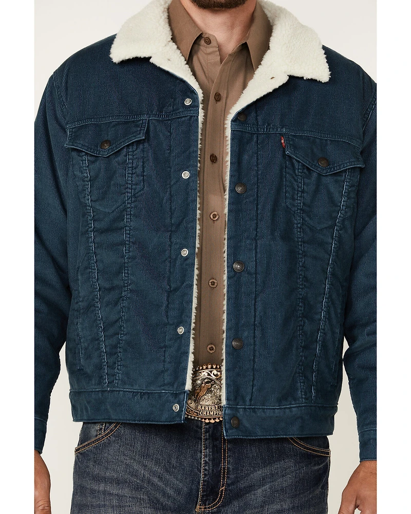 Levi's Men's Corduroy Sherpa Lined Trucker Jacket