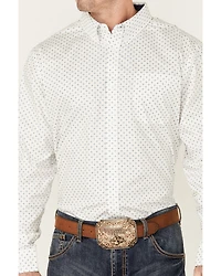 Cody James Core Men's Old Soul Mini Geo Print Long Sleeve Button-Down Western Shirt