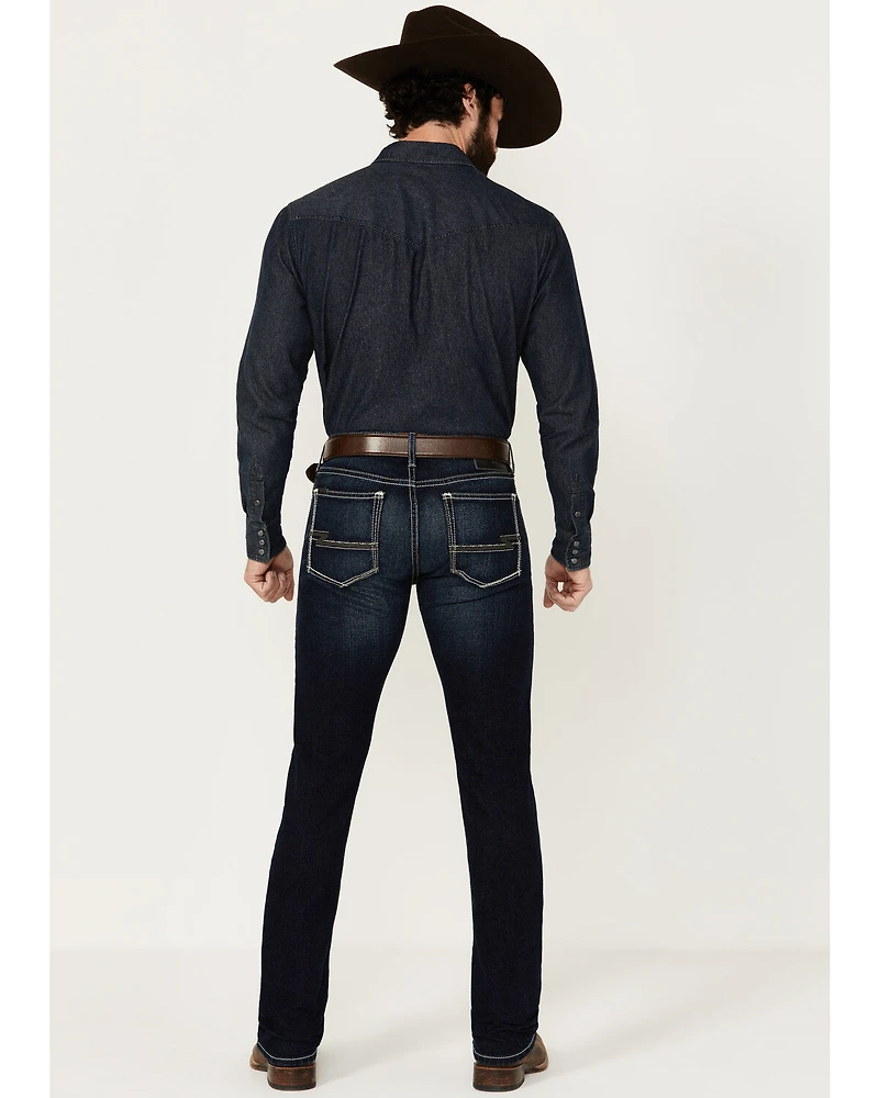 Ariat Men's M8 Dark Wash Nightingale Antelope Modern Slim Stretch Denim Jeans