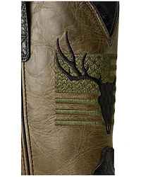 Ariat Men's Sport Antlers Western Boots - Broad Square Toe