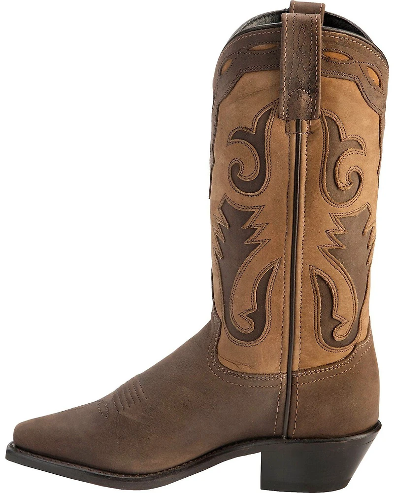 Sage Boots by Abilene Women's 2-Tone Cutout Western
