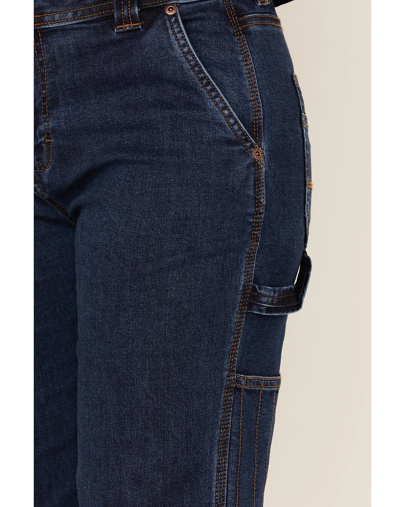 Dickies Women's Relaxed Fit Carpenter Straight Denim Jeans