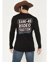 RANK 45® Men's Rodeo Tradition Long Sleeve Graphic T-Shirt