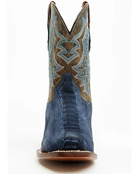 Dan Post Men's 11" Exotic Ostrich Leg Western Boots - Square Toe