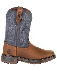 Rocky Boys' Ride FLX Western Boots - Square Toe