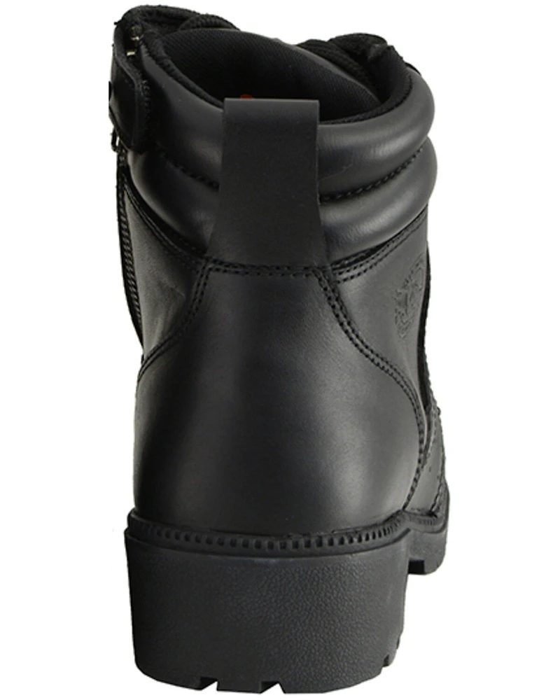 Milwaukee Leather Women's Lace To Toe Boots - Round