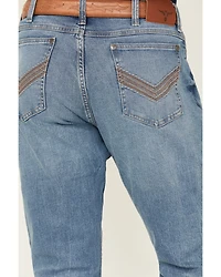Wrangler 20X Men's Monarch Light Wash Slim Straight Stretch Denim Jeans