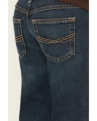 Ariat Boys' B4 Chief Legacy Pocket Relaxed Bootcut Stretch Denim Jeans