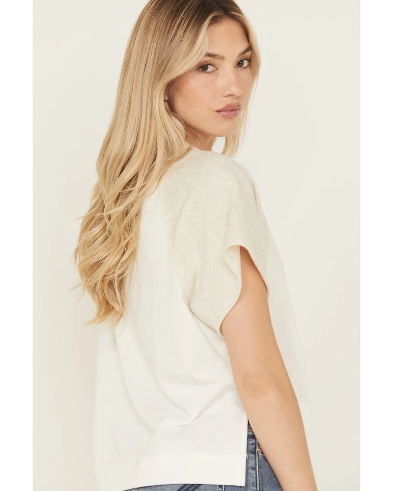 Kimes Ranch Women's Colorblock Short Sleeve Henley Tee