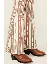 Rock & Roll Denim Girls' Southwestern Striped Flare Stretch Jeans