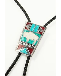 Montana Silversmiths X Ian Munsick White Buffalo Bolo Tie
