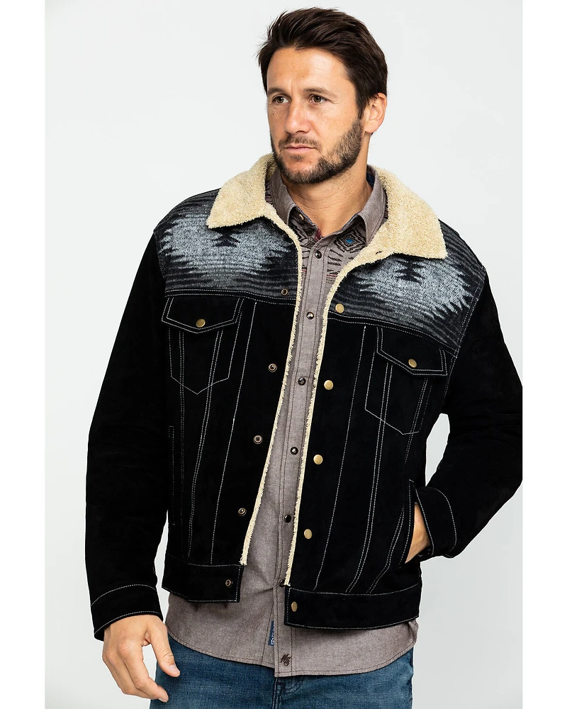 Scully Men's Boar Suede Jean Jacket