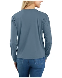 Carhartt Women's TENCEL™ Fiber Series Loose Fit Long Sleeve Graphic Pocket Tee