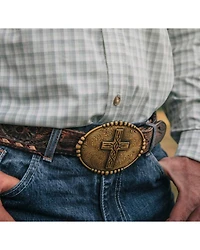 Montana Silversmiths Men's Faith of the Southwest Belt Buckle