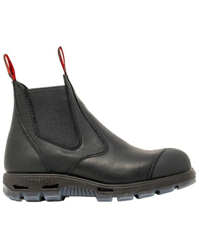 Redback Boots Men's Easy Escape Pull-On Chelsea - Steel Toe