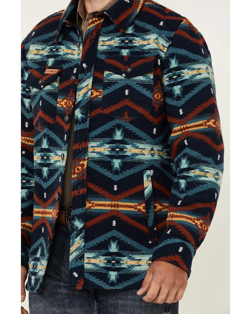 Powder River Outfitters Men's Southwestern Print Shacket