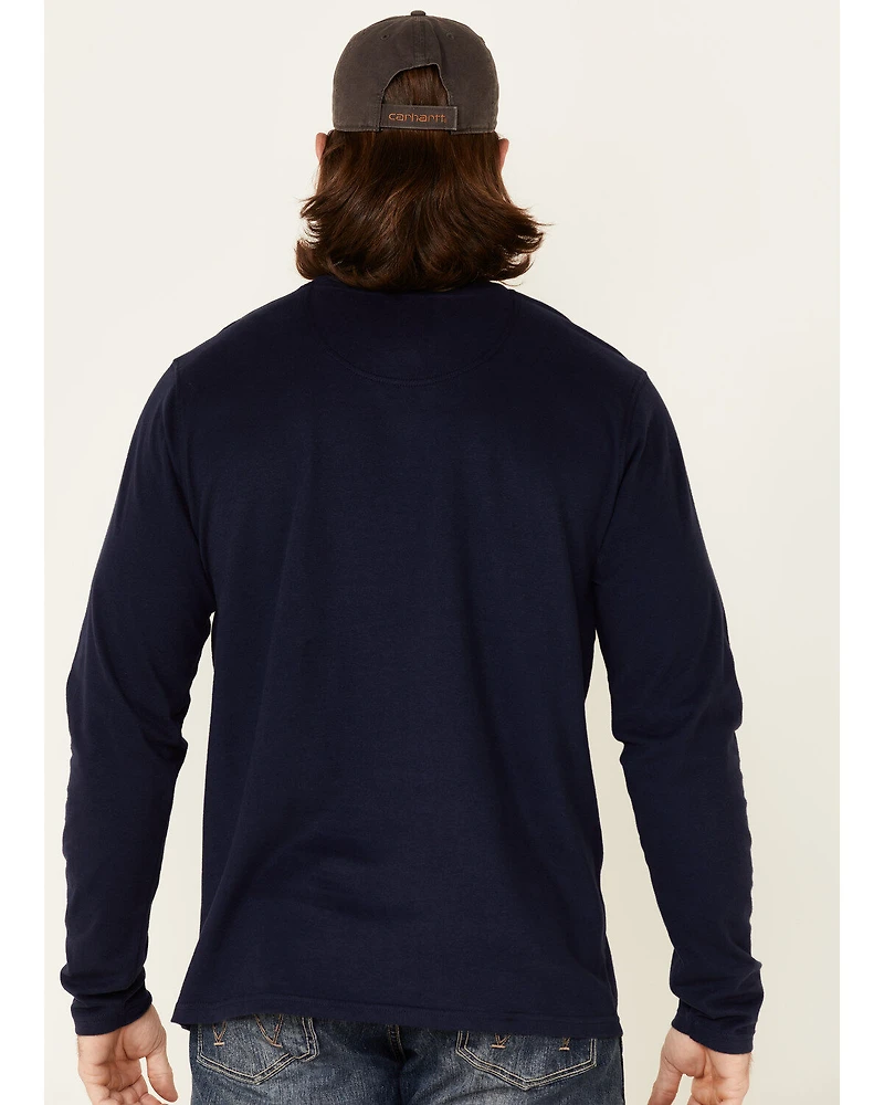 North River Men's Moleskin Crew Long Sleeve T-Shirt