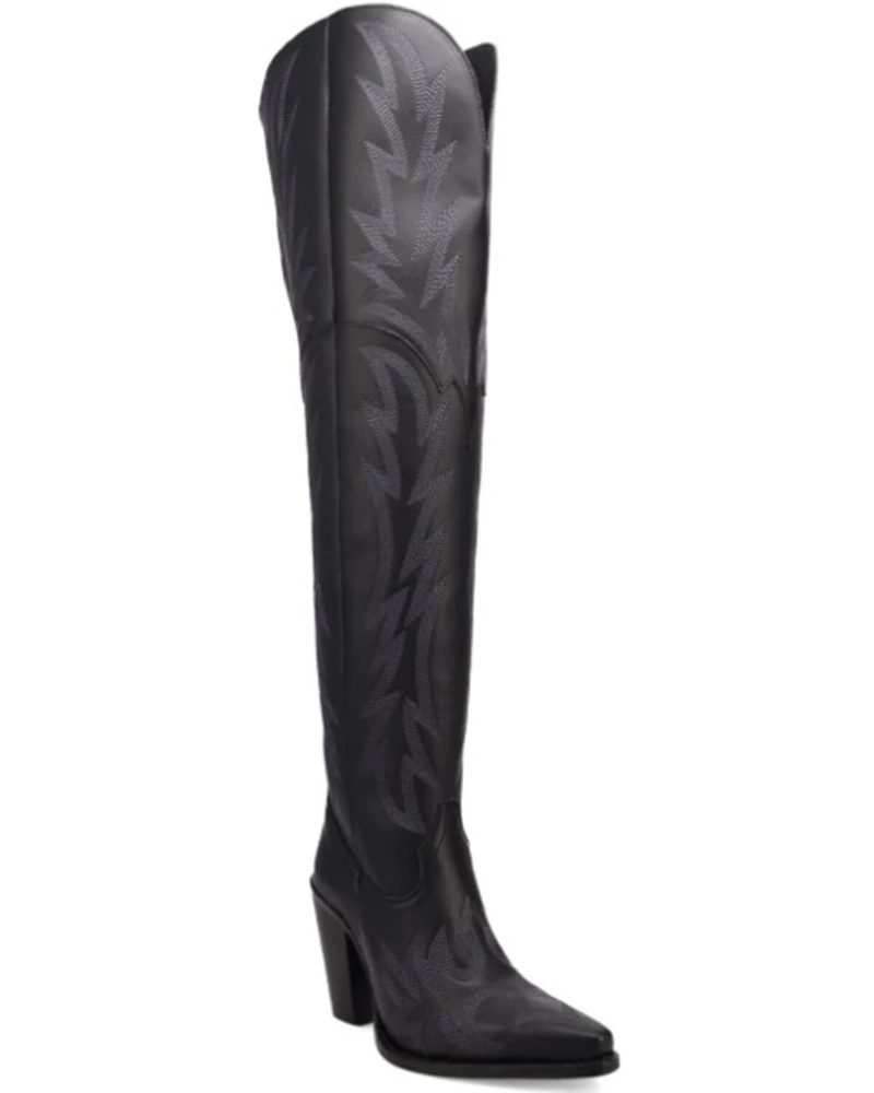 Dingo Women's Diva Over The Knee Tall Western Boots - Snip Toe