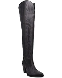 Dingo Women's Diva Over The Knee Tall Western Boots - Snip Toe
