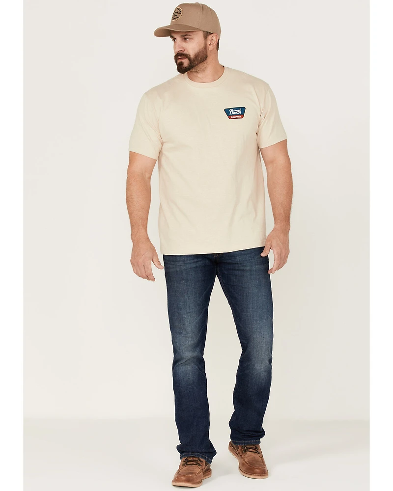 Brixton Men's Linwood Logo Graphic Standard T-Shirt