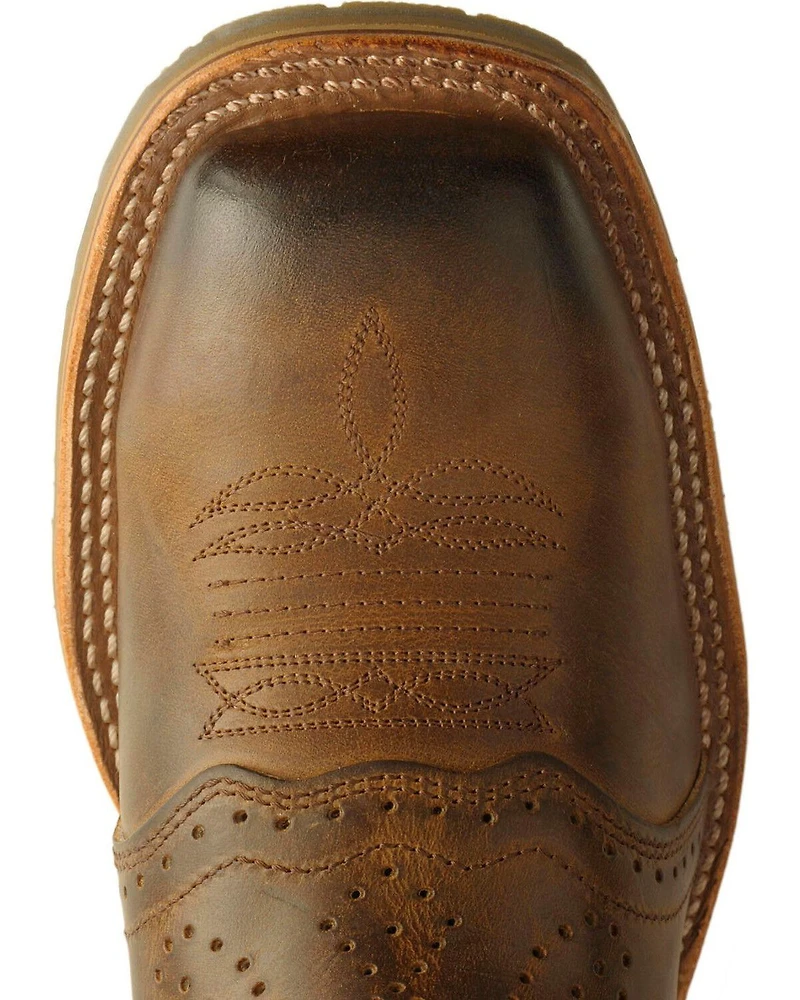 Double-H Men's Steel Square Toe Western Boots