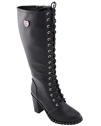 Milwaukee Leather Women's Lace To Toe Boots - Round